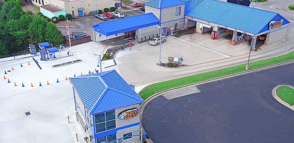 Aerial property view of Royal Express Car Wash